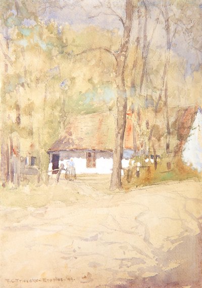 Casa de campo en Étaples, 1899 de Frederick Carl Frieseke